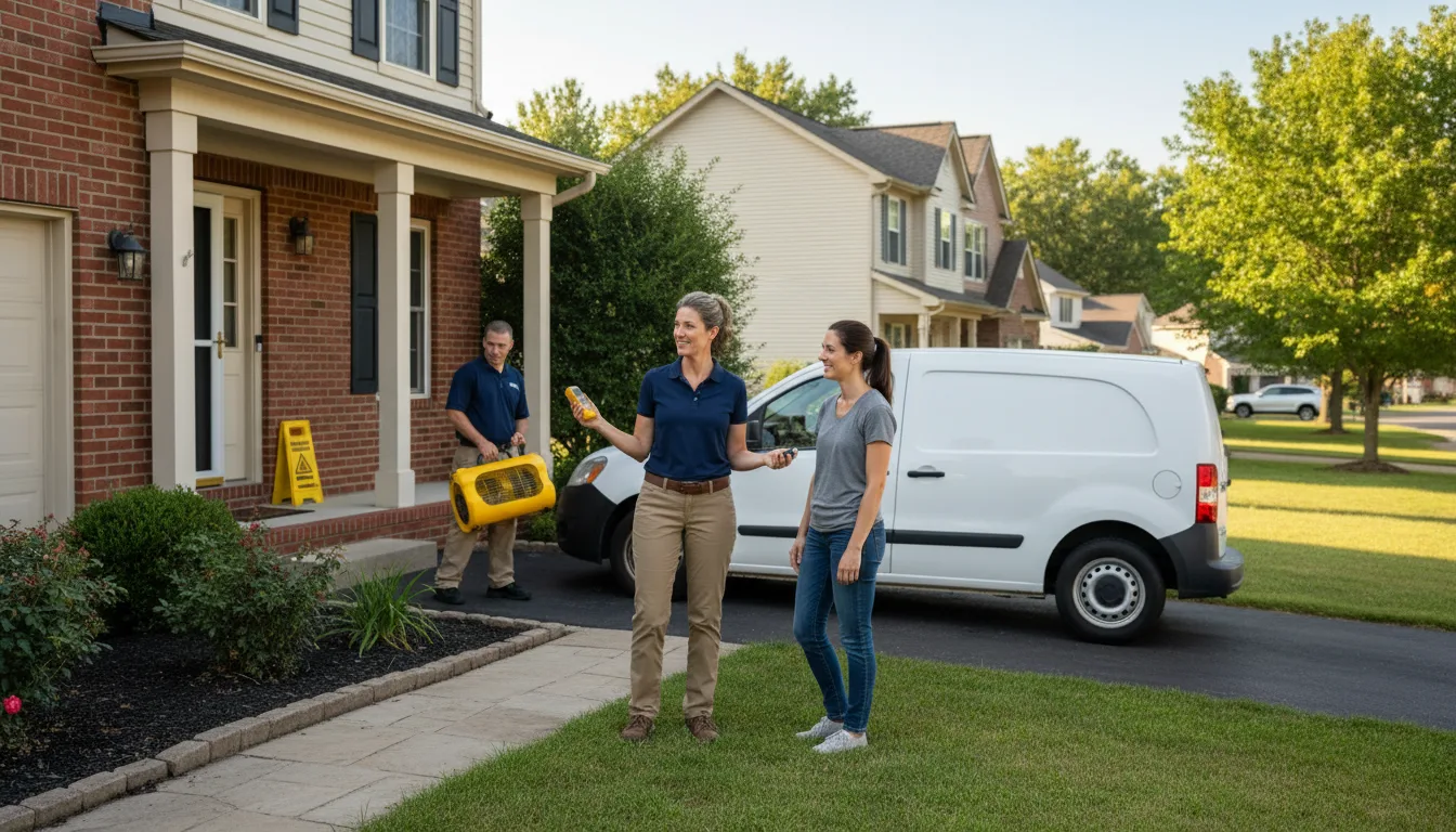 Residential water damage restoration in Broad Run, VA